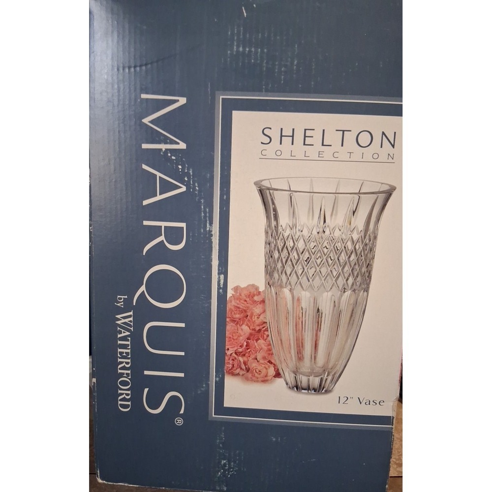 Crystal Vase, Marquis by Waterford SHELTON 12" Made in Germany - Picture 7 of 7
